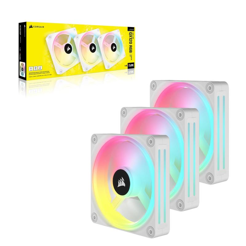 Ventilador Corsair iCUE LINK QX120 RGB 120 mm Triple Starter Kit